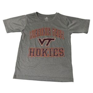 NCAA Virginia Tech Hokies Team Athletics T-Shirt Gray New Boys Size S 6/7